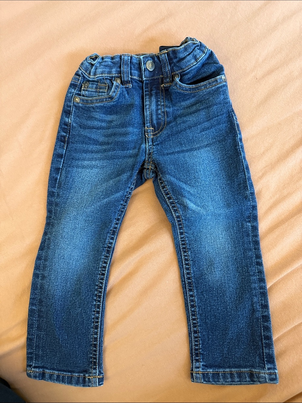 7 For All Mankind Kids Dark Blue Denim Jeans